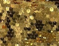 Пайетки на сетке 5мм  Золото